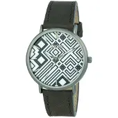 Snooz Hommes Montre analogique à quartz Bracelet en cuir Saa1041-76 Analogue Gents Wrist