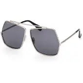 Max mara Lunettes de Soleil MM0006 64/12/135 Matte palladium Front metal circle galvan WOMAN MM0006
