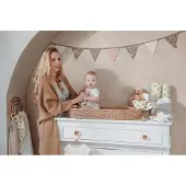 Meyco Baby Sweet Heart 120x120 Cm Muslin 2 Units Beige Enfants