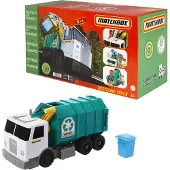 Matchbox Camion poubelle Recycling avec sons et lumières HHR64