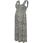 Vero moda Maternity Robe 'VMMMenny' noir / blanc
