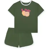 Schiesser Pyjama ' Teens Nightwear ' olive
