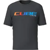 Cube Teamline Short Sleeve T-shirt Noir XS Homme