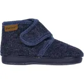 En fant Pantoufle bleu marine