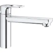 GROHE 31706000 Mitigeur monocommandé pour évier BauLoop 31706 bec moyen ZERO chrome