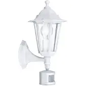 Eglo 22464 LATERNA 5 E27 Applique murale/plafonnier d'extérieur Capteur blanc IP44