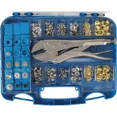 Bgs 572 Assortiment de boutons-pression à illet, 275 pcs.