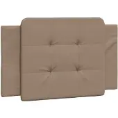 vidaXL Coussin de tête de lit "Zadar" Cappuccino-Brun 80 cm similicuir