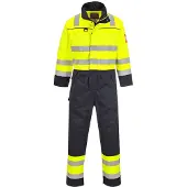 Portwest Combinaison de protection multi-normes FR60 Jaune/Navy Taille XXL