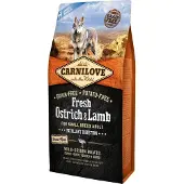 Carnilove Dog Fresh Ostrich & Lamb Adult Small 6kg