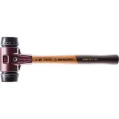 HALDER Schonhammer diamètre 50mm 1170g Simplex caoutchouc / noir avec manche bois - 3002050