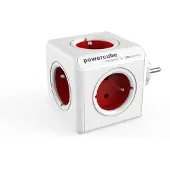 Allocacoc PowerCube Original FR multiprises - rouge, 5x 230V