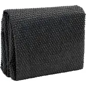 vidaXL Couverture de piscine noire 381 cm PE