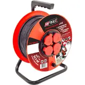 AWTOOLS Enrouleur de rallonge professionnel 25M 3X2.5Mm 16A / 3680W / ip44