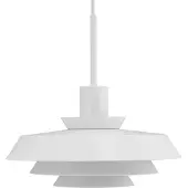 Dyberg Larsen Suspension , DL30, dimmable, Blanc, Salon / séjour, Métal, Scandinave