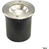 SLV Rocci LED encastré de sol rond 9,8W écran en acier inoxydable IP67 blanc chaud