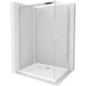 Mexen Cabine de douche OMEGA 120x80cm verre clair, cadre chromé
