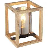 Globo Lighting Lampe de table métal noir mat, 1x E27