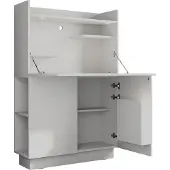 Vicco Secrétaire bureau Alena Blanc 85x27cm, Model 32502