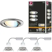 Paulmann Luminaire LED encastré Nova Plus Set de base orientable