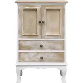 vidaXL Commode à tiroirs blanc 50x30x80 cm bois