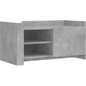 vidaXL Table basse gris béton 100x50x50 cm Bois composite