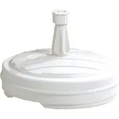 Eda Plastiques EDA 010703 BL EDA Pied de parasol, plastique, rond, 430 mm, blanc