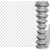 vidaXL Clôture à mailles losangées Acier galvanisé 25x1 m Argenté