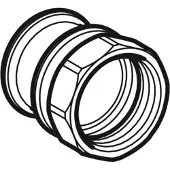 Geberit Mapress, adaptateur en acier inoxydable avec filetage interne DN 25 (31809) (Raccord à sertir)