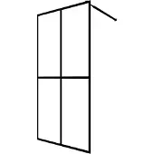 vidaXL Paroi de douche pour douche à l'italienne Verre de sécurité mat 90x195 cm