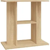 vidaXL Support pour aquarium Chêne Sonoma 60x30x60 cm Matériau dérivé du bois