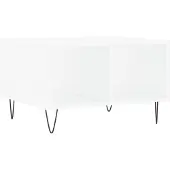 vidaXL Table basse blanche 60x50x36,5 cm Bois composite