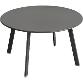 Hespéride Saona Table d'appoint de jardin ronde, 70 x 40 cm - Graphite