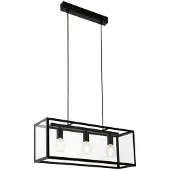 Eglo Lampe à suspendre Charterhouse Noir 49393