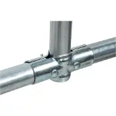 Ebuy24 Renforcement pour tringlerie, pour tente 5x10 M, acier.