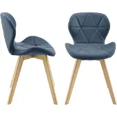 En.casa [] Chaise de salle à manger Älmhult (lot de 2) 81x57 cm