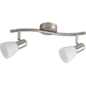Rabalux Soma plafonnier IP20 chromé satiné plafonnier classique à deux points blanc