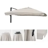 Mendler Toile de rechange pour parasol -A96 3,5x3,5m