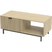 Vicco Table basse Lennox Chêne 110x50cm, Model 51685