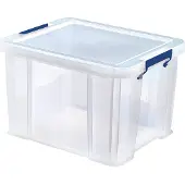 BANKERS BOX Fellowes7730801 Fellowes Boîte de rangement ProStore, 36 litres, transparent