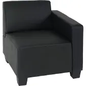 Mendler Canapé-élément Lyon, élément latéral droit, modulaire, simili-cuir