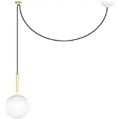 Faro 28375, Blanc, verre, métal, bois, IP20, II, 1 ampoule(s), E27
