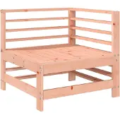 vidaXL Canapé d'angle de jardin en bois massif de douglas