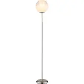 Globo Lighting Lampadaire en métal nickel mat, 1x E27