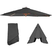 Mendler Toile de rechange pour parasol Lisbonne Ø 3,5m