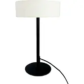Dyberg Larsen Lampe de table, lampe de chevet, lampe de bureau, lampe de lecture LED, Calix noir / blanc