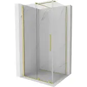 Mexen Velar paroi de douche 100x70cm, or brossé