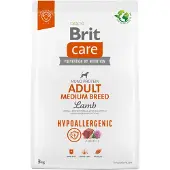 Brit Care Adult Medium Breed Lamb Rice 3kg Blanc