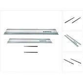 Makita set de rails de guidage rail de guidage 1400mm + rail de guidage 1000mm + 2x connecteurs de rail de guidage
