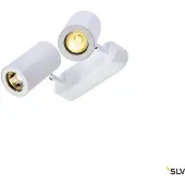 SLV Enola B spot mural et de plafond à 2 flammes blanc GU10